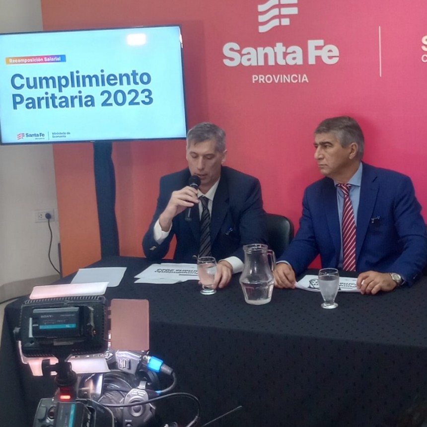 Provincia confirmó el pago del 22,4% adeudado de la paritaria 2023