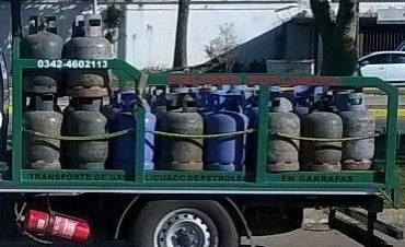 Venta de garrafas a precio diferencial en Santo Tomé 