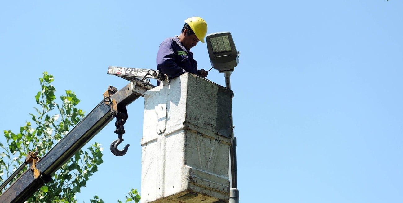 Nuevo robo de luminarias