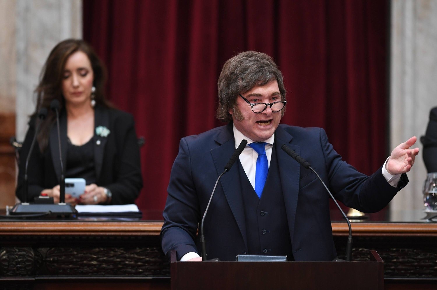 Milei realizó la apertura de sesiones