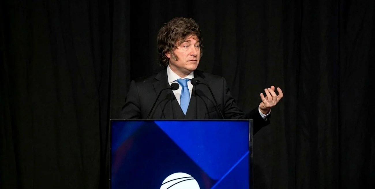 Milei habl&oacute; en C&oacute;rdoba 