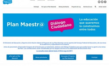 Macri invitó a la ciudadanía a participar del debate educativo 