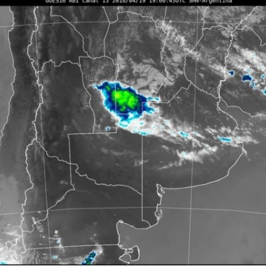 Alerta meteorológica por probables tormentas fuertes en centro y sur de Santa Fe 