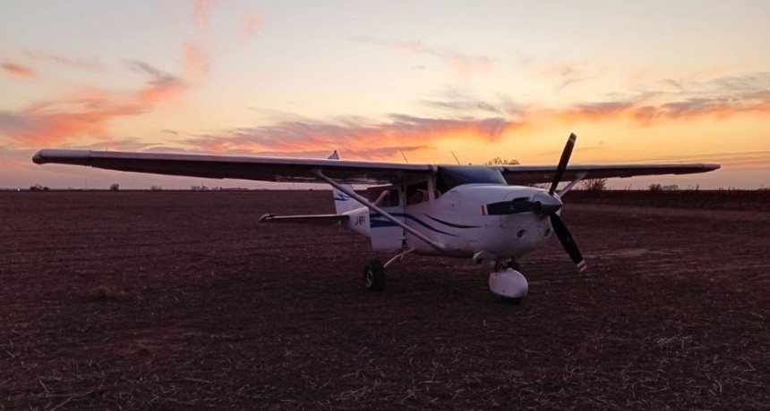 Avioneta abandonada en Estación Díaz 
