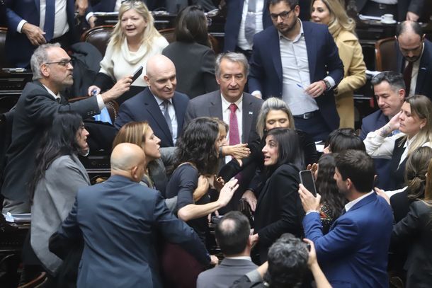 LA SESIÓN EN DIPUTADOS TERMINÓ EN UN ESCÁNDALO
