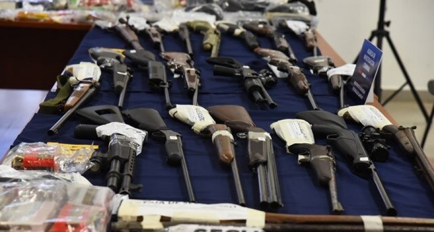 Un promedio de 10 armas se secuestran por día en Santa Fe