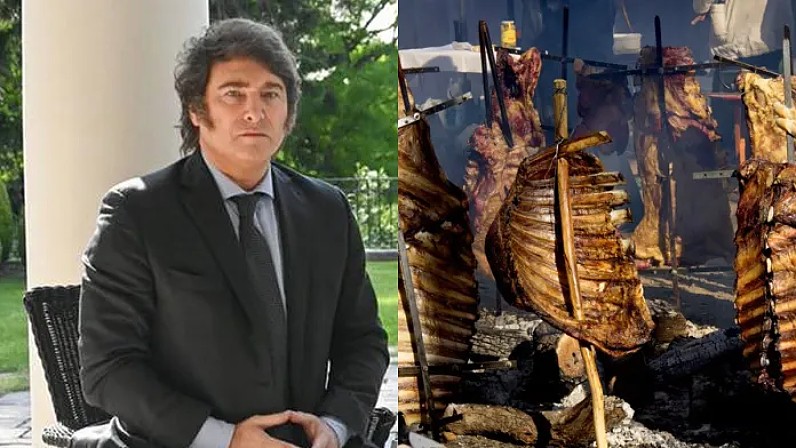 Milei recibe con un asado a diputados que avalaron el veto