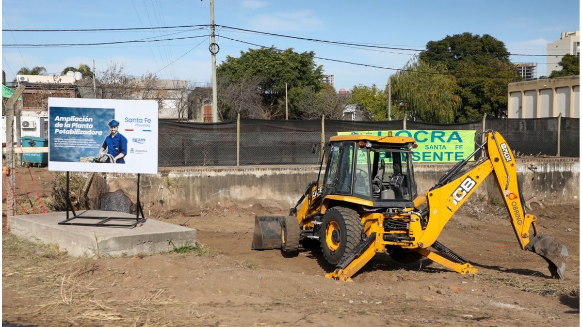 Confirman el reinicio de la ampliación de la planta de Aguas Santafesinas