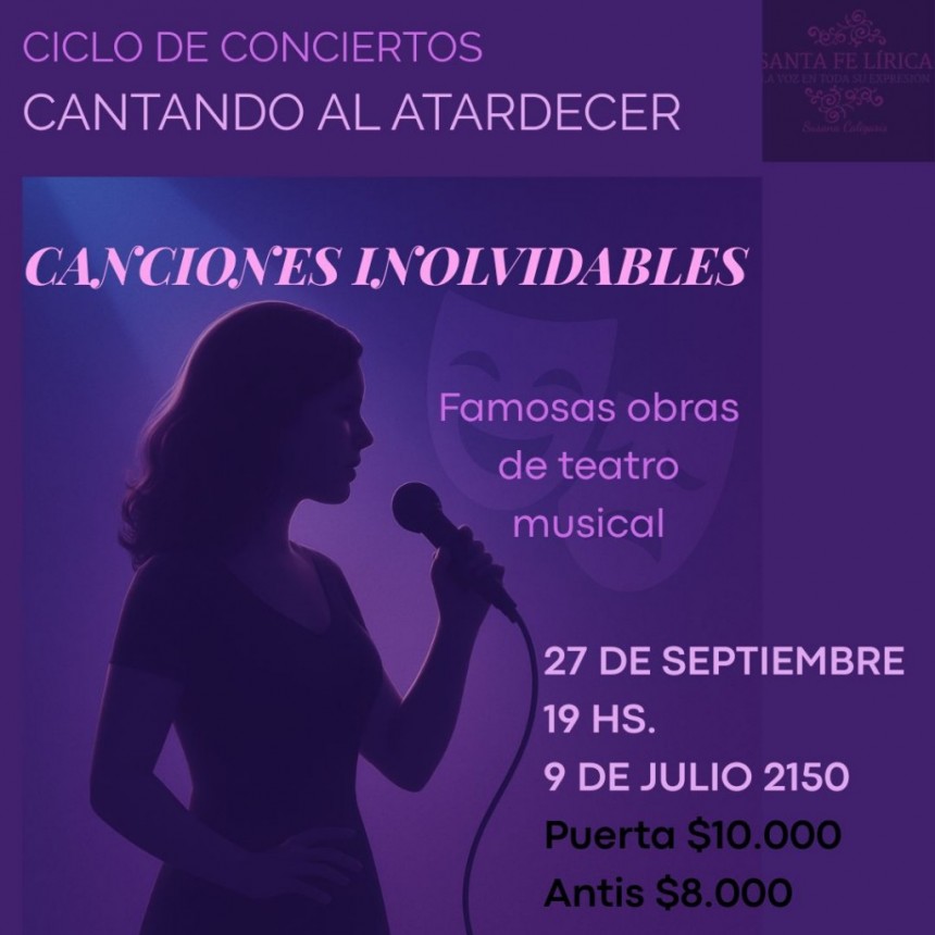 Continúa el ciclo Cantando al Atardecer