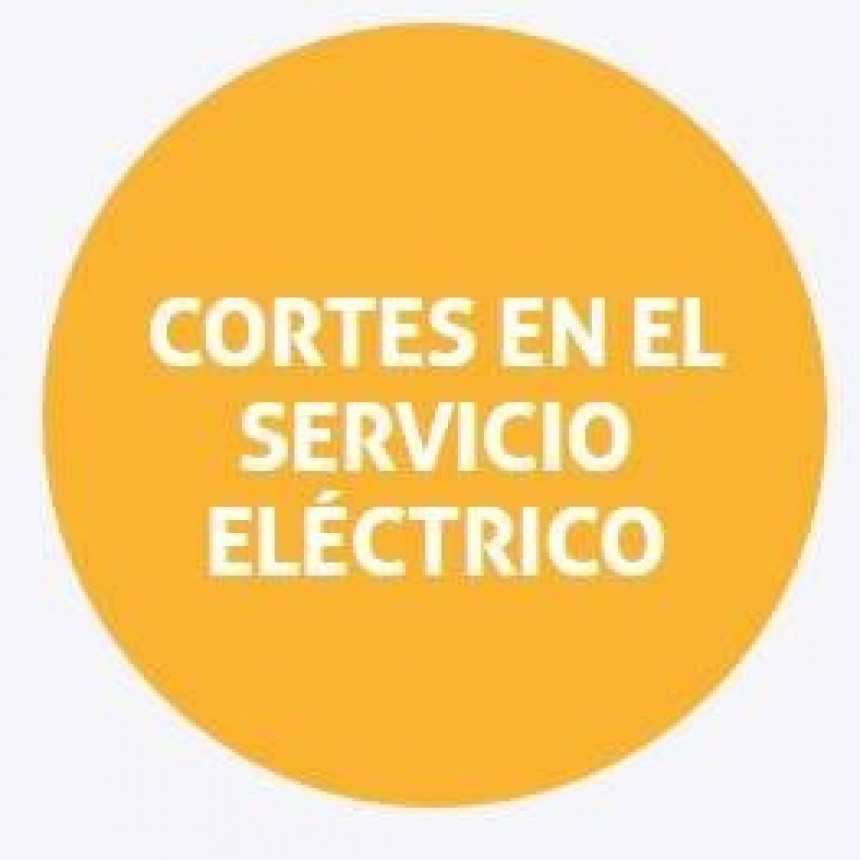 Cortes de energía programados para el martes en Santa Fe 