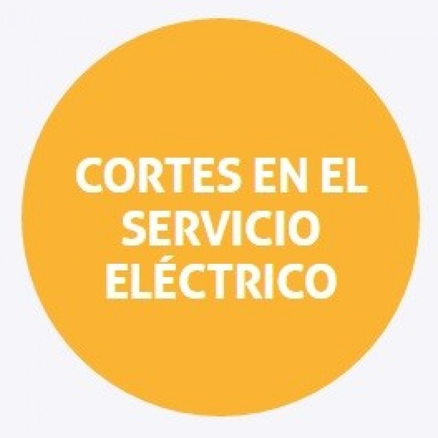 Cortes programados de energía 