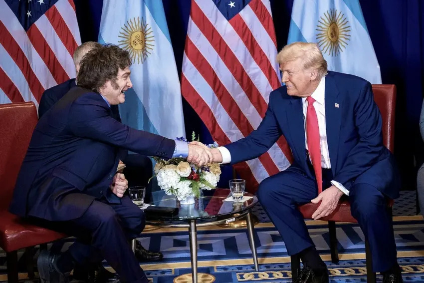 Javier Milei se reúne con Donald Trump en la Casa Blanca