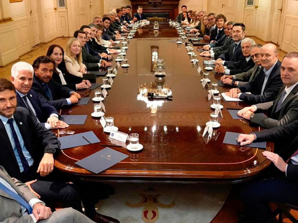 Javier Milei recibió a 20 gobernadores