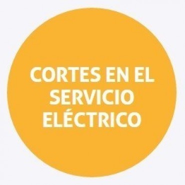Corte de energía programado para el martes