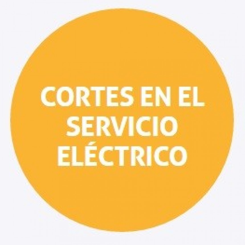 Corte programado de energía 